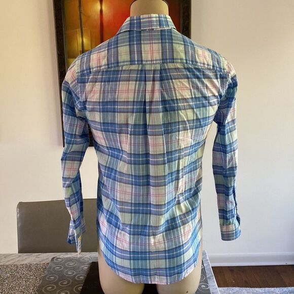 Vineyard Vines Extra Small Classic Fit Plaid On-The-Go Performance Tucker Shirt - Picture 3 of 4